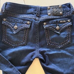 Miss Me Women's Dark Blue Boot Cut Jeans